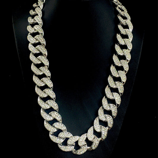 30mm Massive Iced Cuban Link Chain — Ultra Heavy Statement Chain 5A CZ