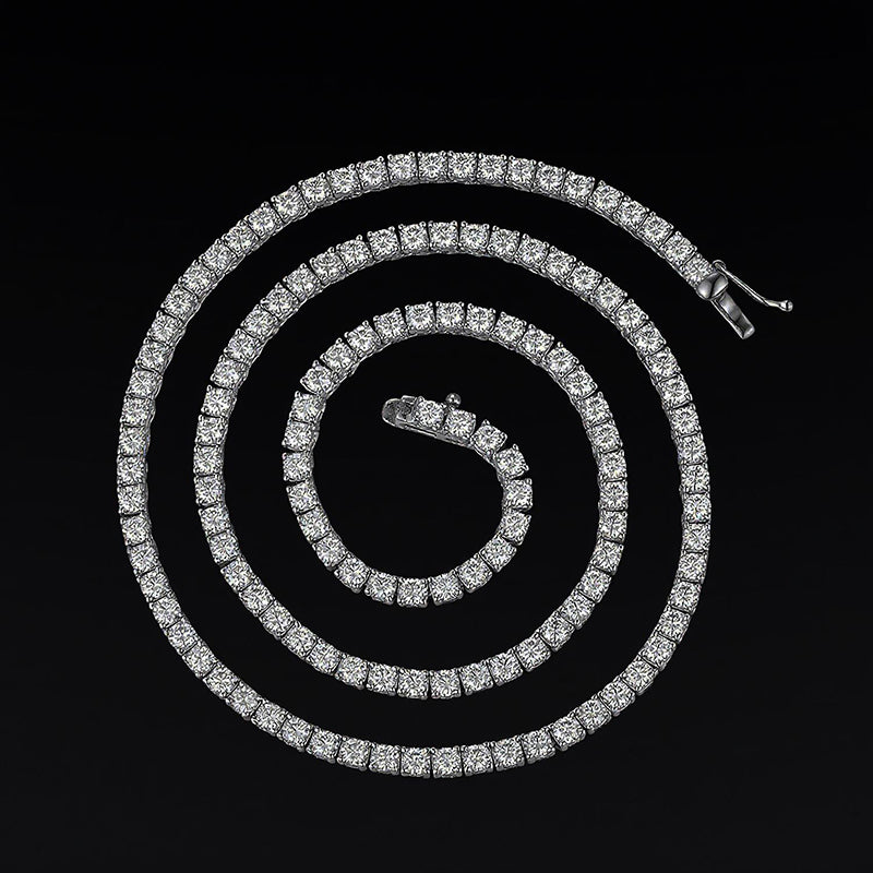 6mm Chunky Tennis Chain — Heavy Iced Out Statement Chain 5A CZ