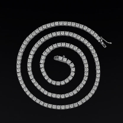 6mm Chunky Tennis Chain — Heavy Iced Out Statement Chain 5A CZ