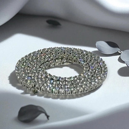3mm Iced Tennis Chain Choker — 5A CZ Minimalist Women's Layering Chain